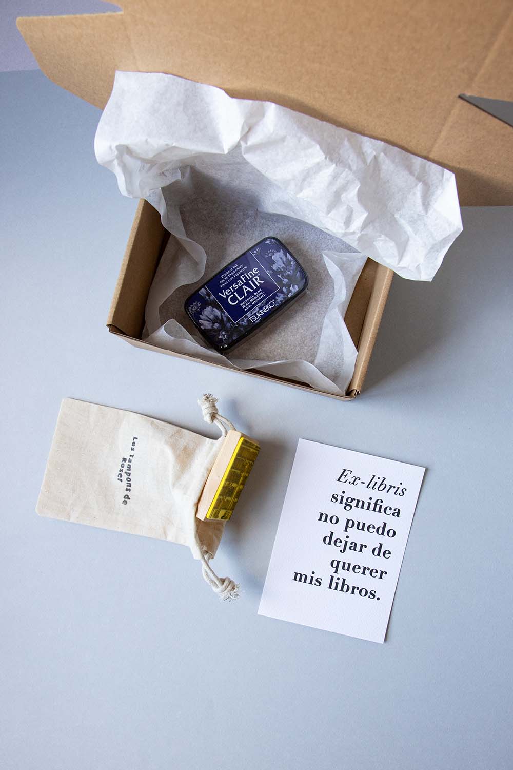Envoltorio ex-libris biblioteca compartida