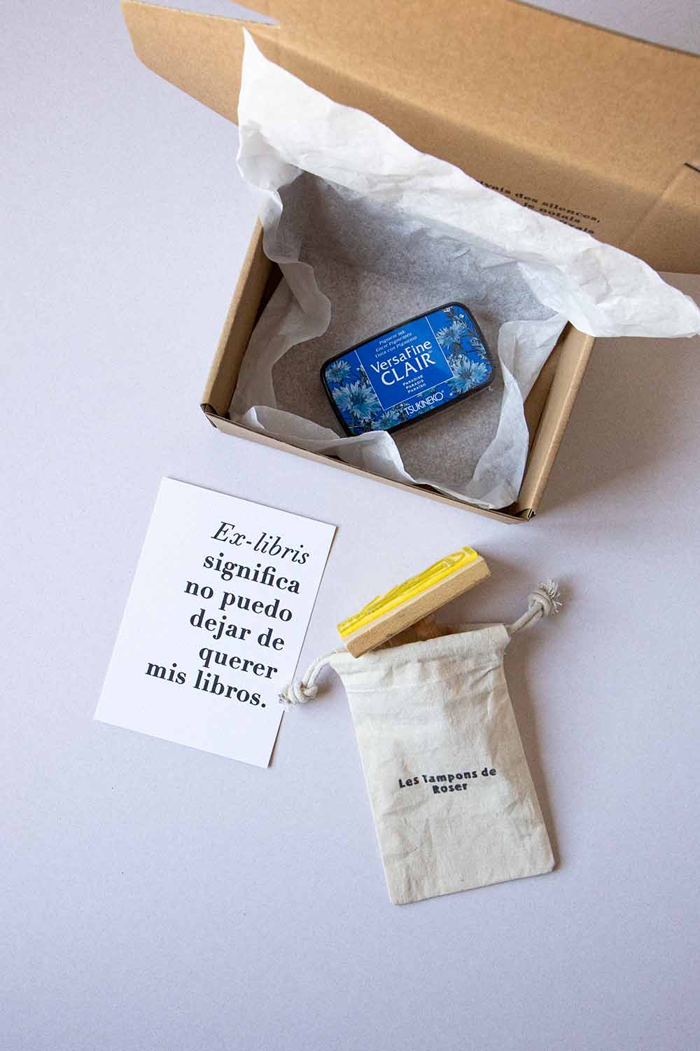 Envoltorio ex-libris guitarra de verbena