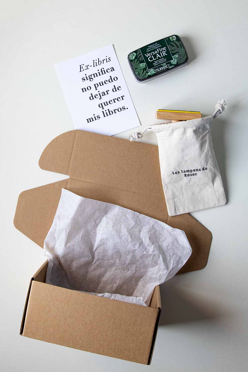 Envoltorio ex-libris rosas