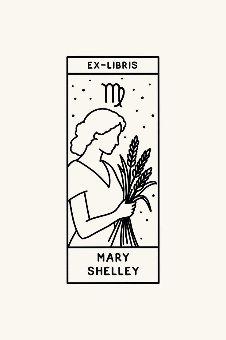 Dibujo del signo del zodiaco virgo
