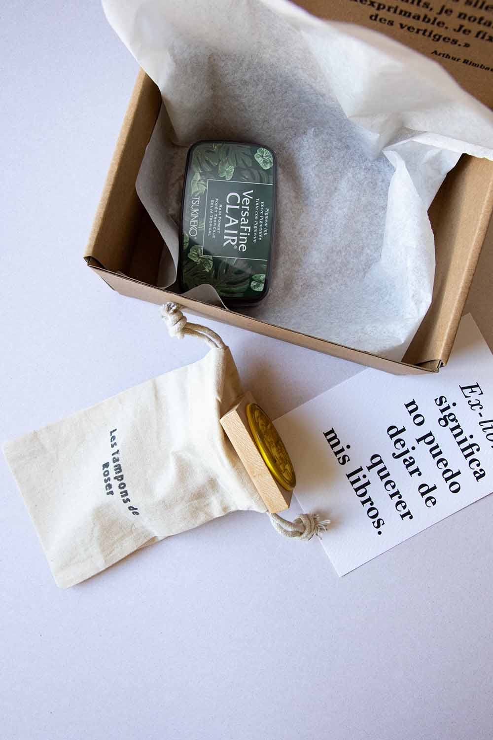 Envoltorio ex-libris abuela lectora