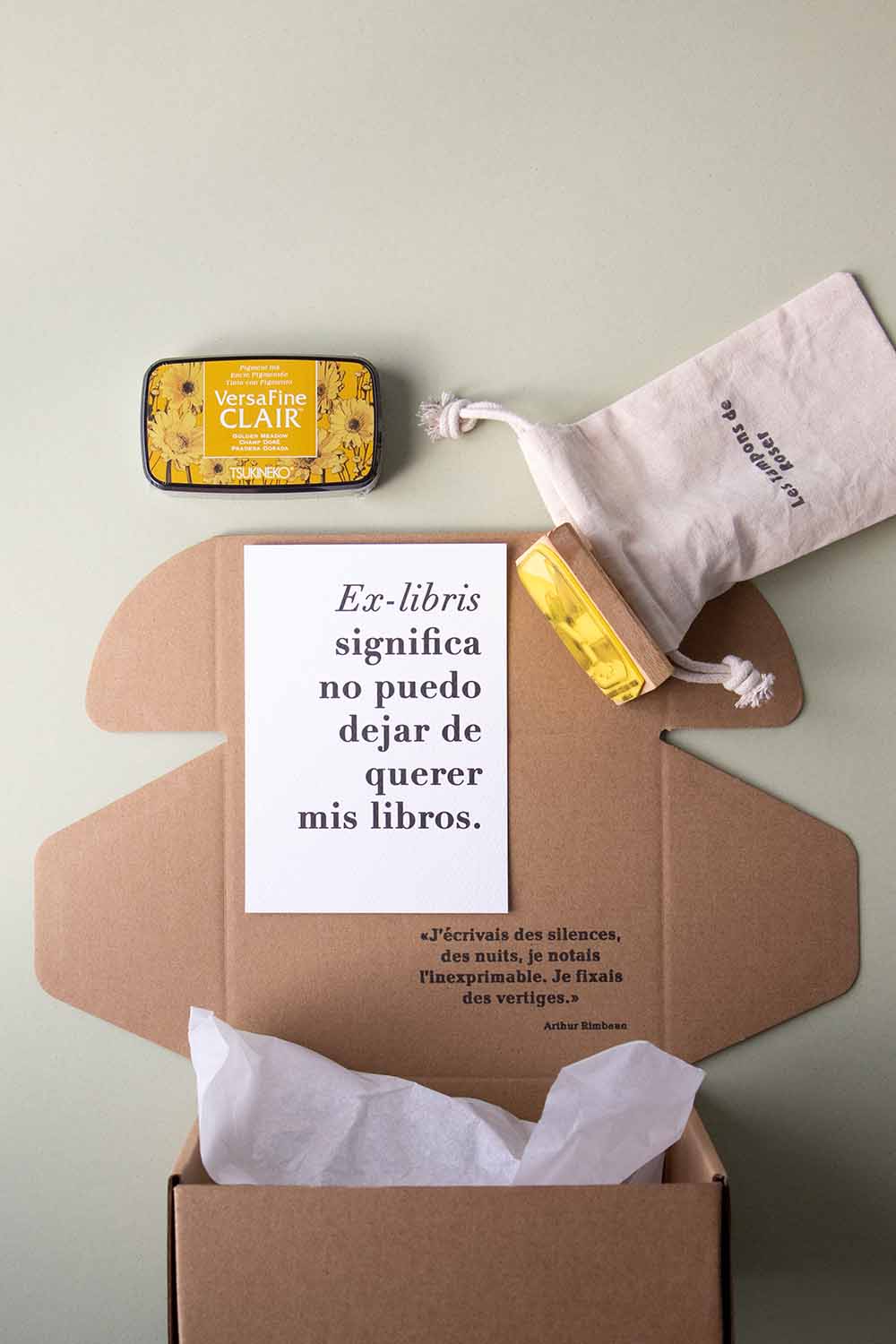 Envoltorio ex-libris chalet nevado